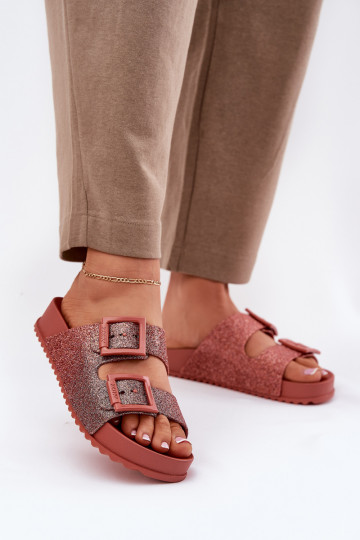 Geurig Damespantoffels met glans I met gespenmi ZAXY RR285025 roze 2