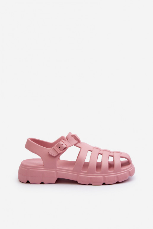 Dames LichtgeInicht pantoffels sandalen roze Gasaria
