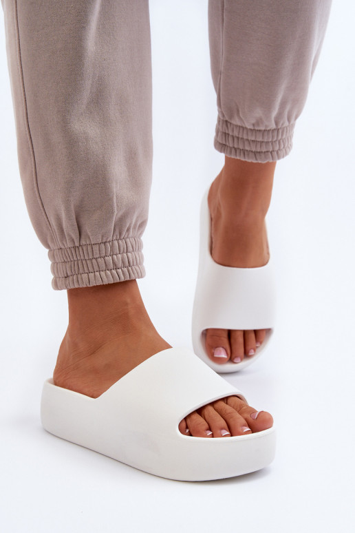 Dames Slippers Op dikke zool Initte kleur Oreithano