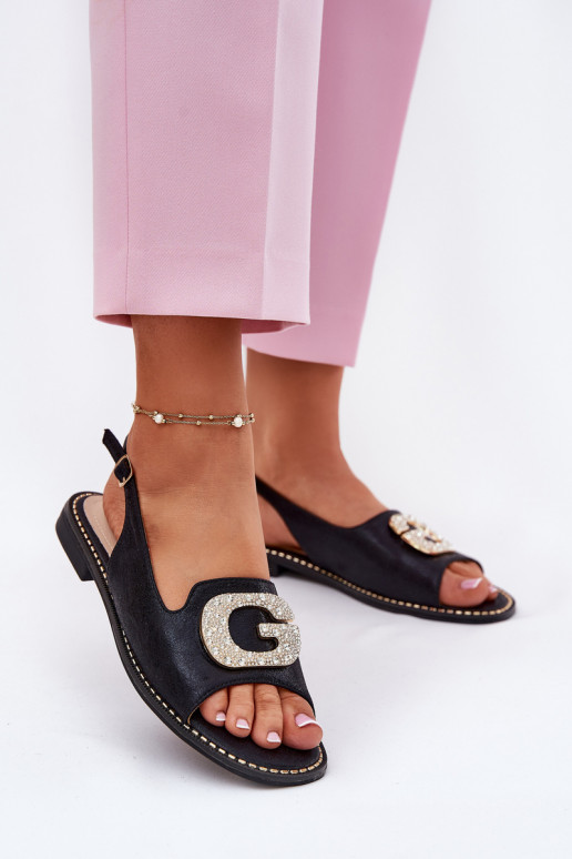 Dames sandalen Met sierlijk Detalem S.Barski KV51-081 zInart