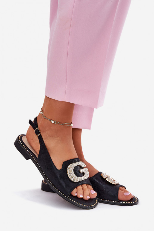 Dames sandalen Met sierlijk Detalem S.Barski KV51-081 zInart