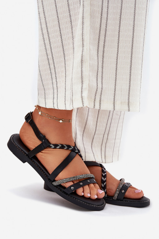 Platte sandalen met riemen Vinceza 17379 zInart