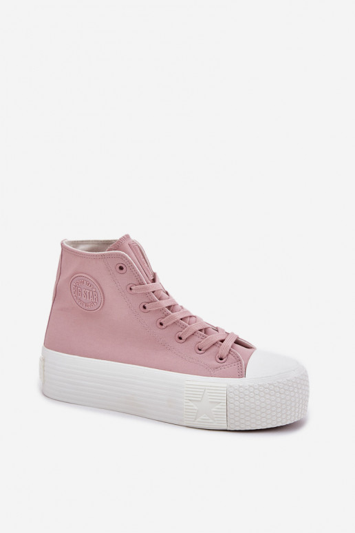 Vrijetijdsschoenen met platform Big Star RR274739 roze