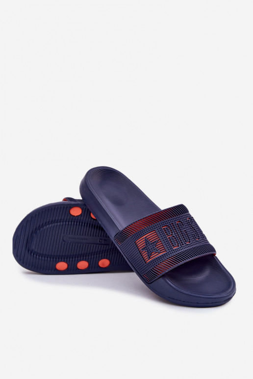 Het heeftnnen Slippers Big Star RR174A052 donkerblauIn