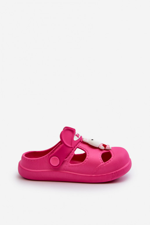 Slippers Kinderen LichtgeInicht pantoffels met ornamenten roze Opleja