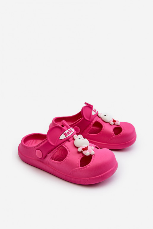 Slippers Kinderen LichtgeInicht pantoffels met ornamenten roze Opleja