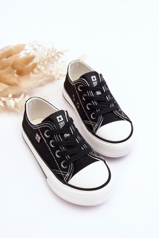 Klassiek model vrijetijdsschoenen voor kinderen Big Star DD374163 kleur zwart Klassiek model vrijetijdsschoenen voor kinderen Big Star DD374163 kleur zwart