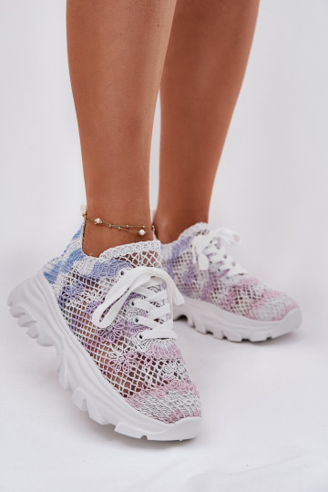 Diverse kleuren dames sneakers in sportstijl met veterschoen, „Jelhiris"