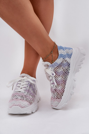Diverse kleuren dames sneakers in sportstijl met veterschoen, „Jelhiris" 2