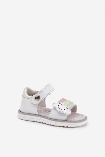 Roze jongens schoenen met klittenband, "Orailla"