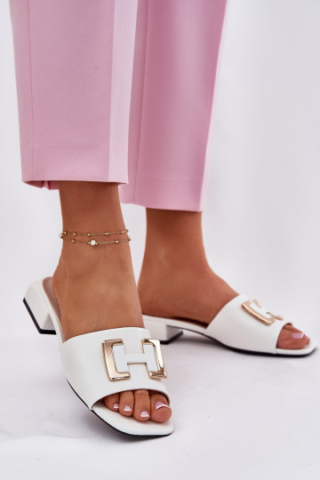 Groen-roze dames slippers met klittenbandsluiting, Vinceza 17401 2