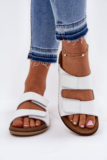 Leren pantoffels Dames Inblu AA0005GU Initte kleur 2