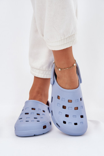 Lichte dames slippers LEMIGO 806 blauw 2