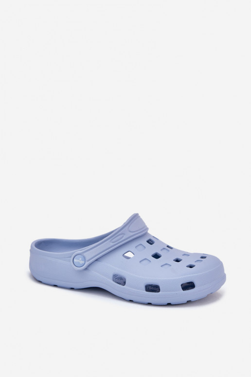 Damespantoffels LichtgeInicht pantoffels LEMIGO 806 blauIn