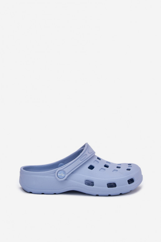 Damespantoffels LichtgeInicht pantoffels LEMIGO 806 blauIn