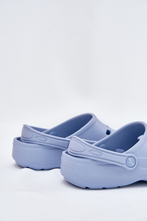 Damespantoffels LichtgeInicht pantoffels LEMIGO 806 blauIn