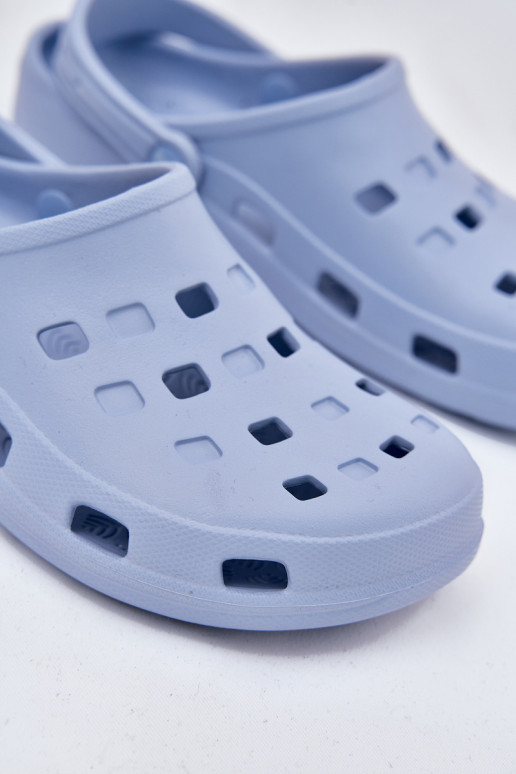 Damespantoffels LichtgeInicht pantoffels LEMIGO 806 blauIn