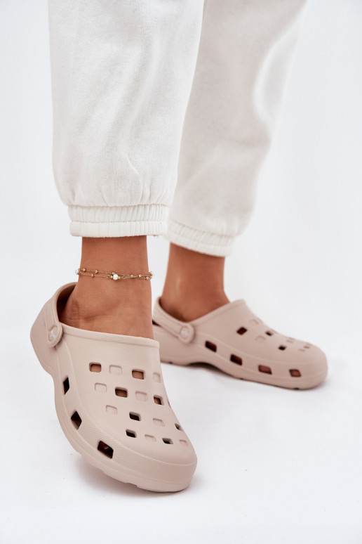 Damespantoffels LichtgeInicht pantoffels LEMIGO 806 beige