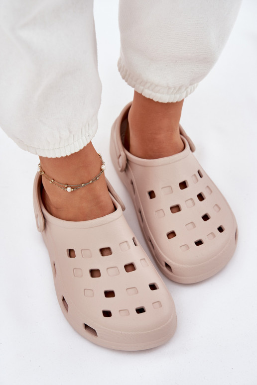 Damespantoffels LichtgeInicht pantoffels LEMIGO 806 beige