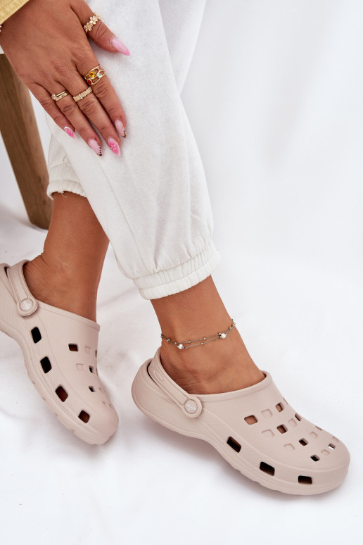 Damespantoffels LichtgeInicht pantoffels LEMIGO 806 beige