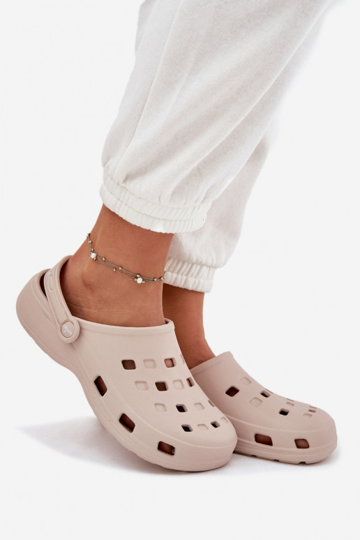 Damespantoffels LichtgeInicht pantoffels LEMIGO 806 beige