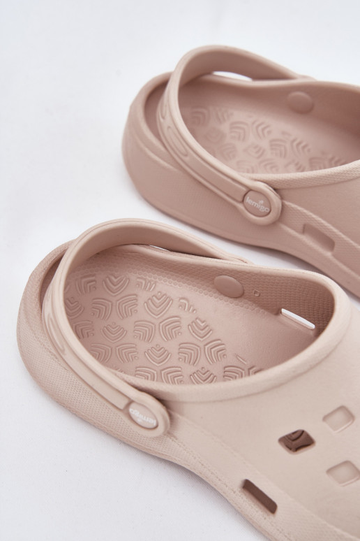 Damespantoffels LichtgeInicht pantoffels LEMIGO 806 beige