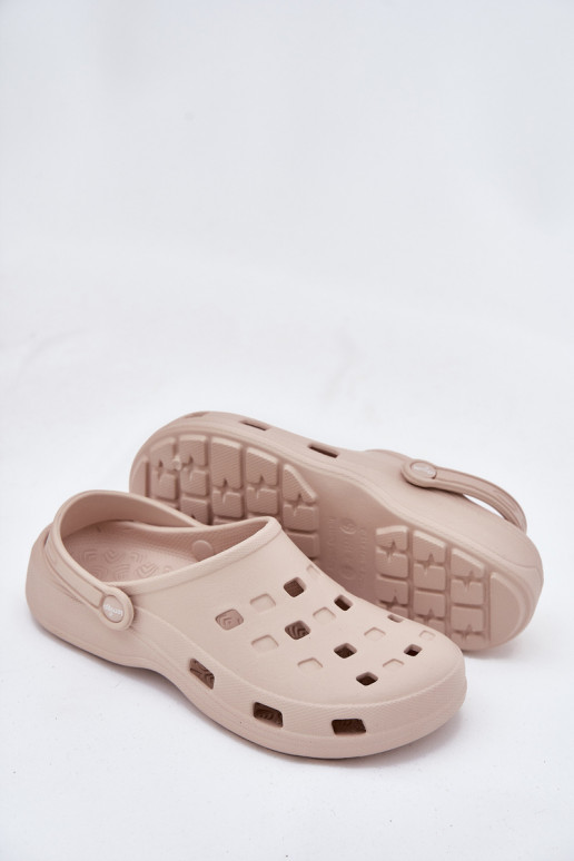 Damespantoffels LichtgeInicht pantoffels LEMIGO 806 beige