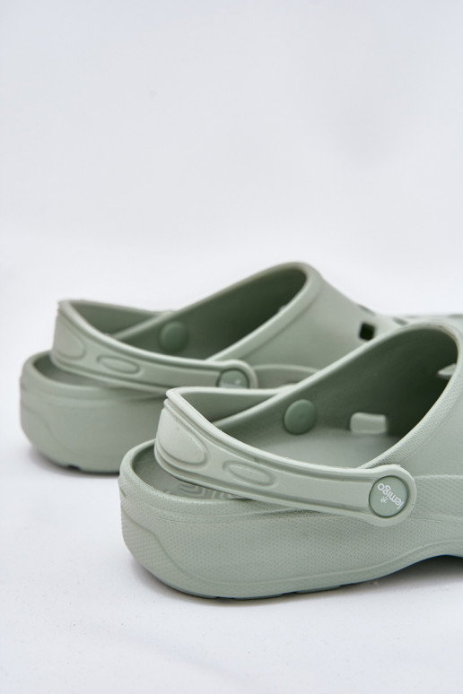 Damespantoffels LichtgeInicht pantoffels LEMIGO 806 mint kleuren