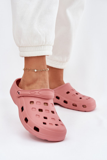 Lichte dames slippers LEMIGO 806 roze