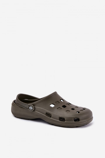 Lichte heren slippers LEMIGO 807 groen