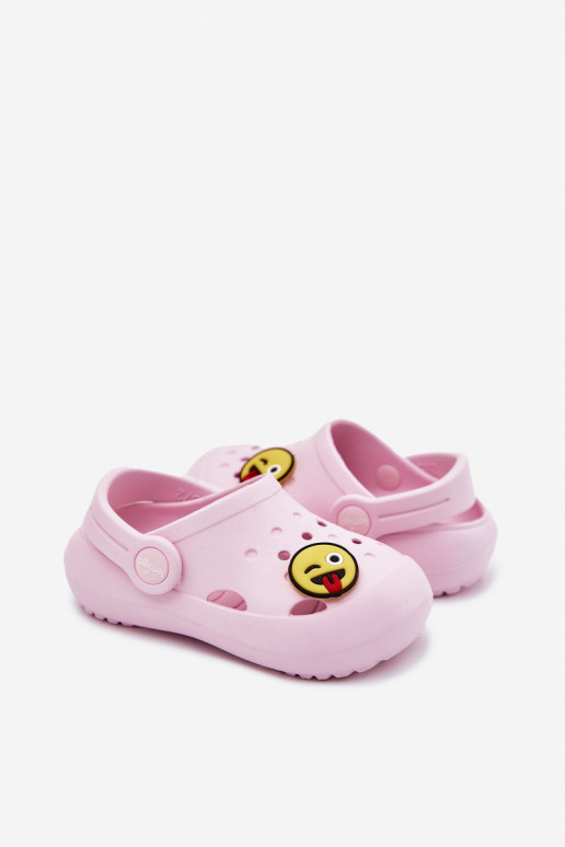 Slippers Kinderen LichtgeInicht pantoffels Z Przypinką LEMIGOSE 880 roze