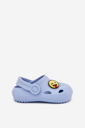 Lichte kinderslippers met gespsluiting LEMIGOSE 880 blauw 2