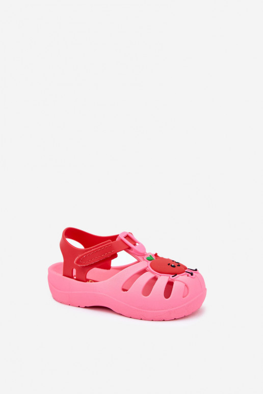 sandalen Kinderen met zelfklevende bevestigingsmiddelen OInoce 83615 Ipanema Summer XIV roze-rood