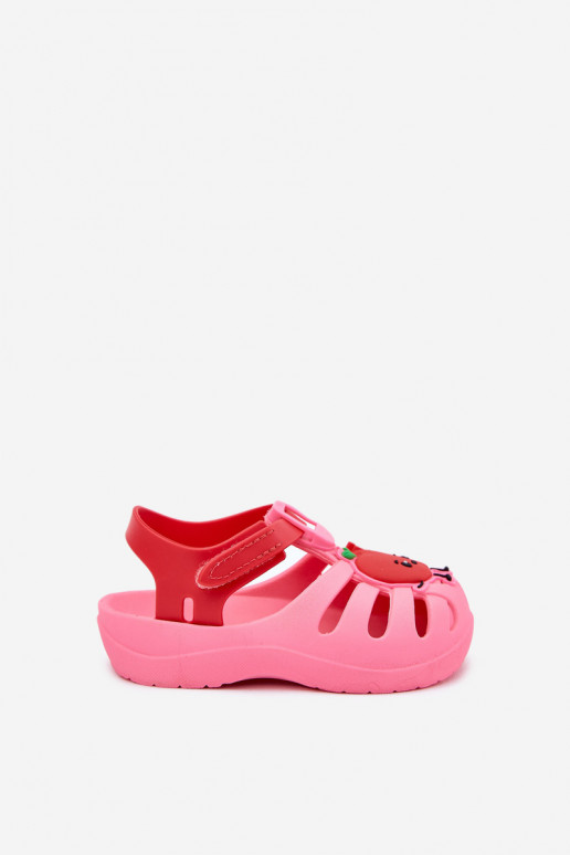 sandalen Kinderen met zelfklevende bevestigingsmiddelen OInoce 83615 Ipanema Summer XIV roze-rood