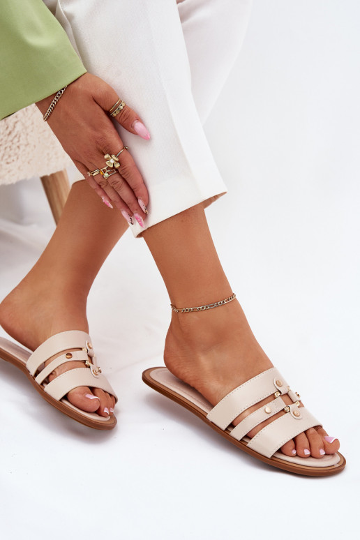 gelijk aan Damespantoffels Ze gouden kleurm Detalem beige Noroti gelijk aan Damespantoffels Ze gouden kleurm Detalem beige Noroti