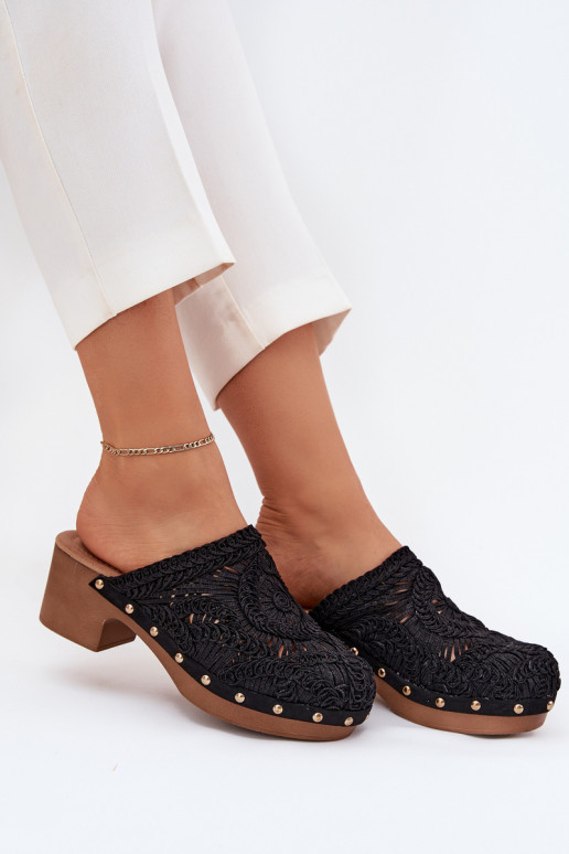 SzydełkoIne Damespantoffels met hakken zInart Senevia SzydełkoIne Damespantoffels met hakken zInart Senevia