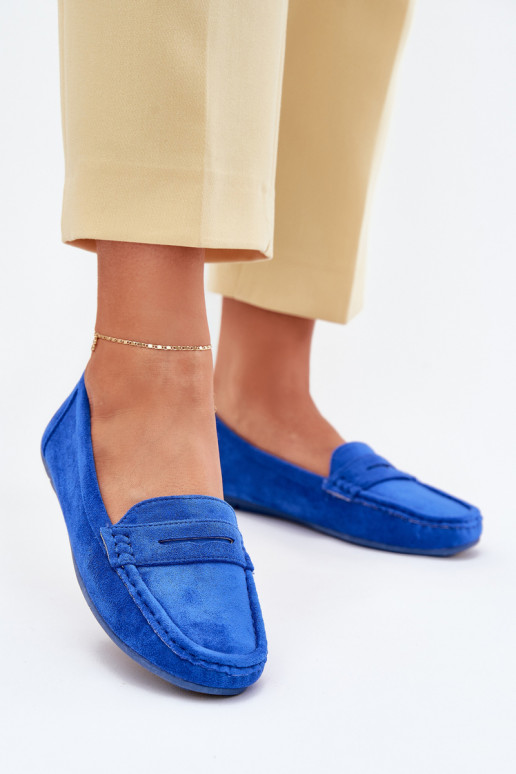 Elegante suède mocassins kobalt blauIn Lenvie Elegante suède mocassins kobalt blauIn Lenvie