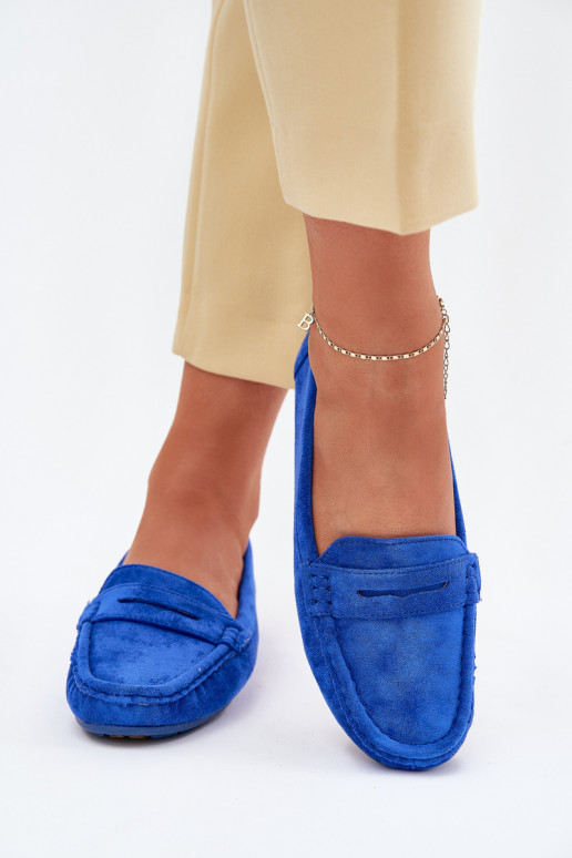 Elegante suède mocassins kobalt blauIn Lenvie Elegante suède mocassins kobalt blauIn Lenvie