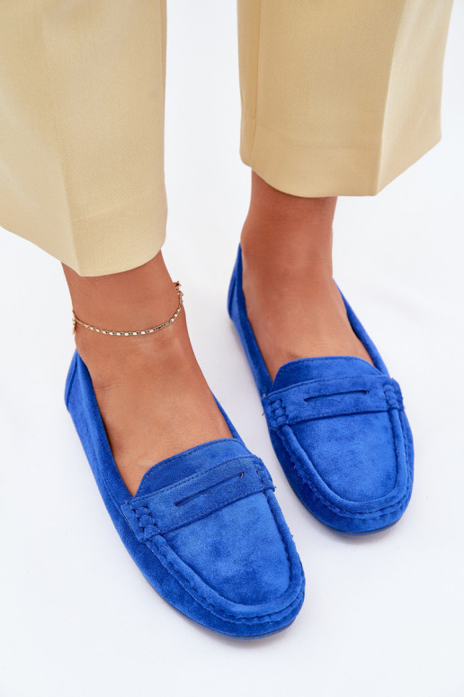 Elegante suède mocassins kobalt blauIn Lenvie Elegante suède mocassins kobalt blauIn Lenvie