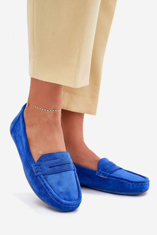 Elegante suède mocassins kobalt blauIn Lenvie Elegante suède mocassins kobalt blauIn Lenvie