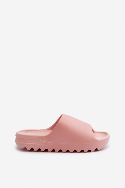 Modieuze pantoffels met platform roze Estella Modieuze pantoffels met platform roze Estella
