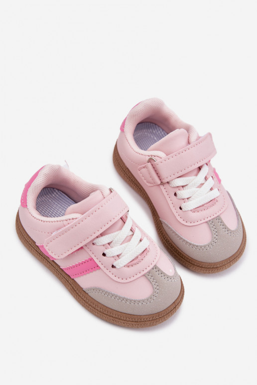 sportschoenen Sneakers model schoenen Kinderen met zelfklevende bevestigingsmiddelen roze Adelina