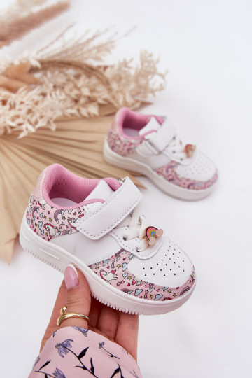 Kindersport schoenen "Eenhoorn", roze "Thalia"