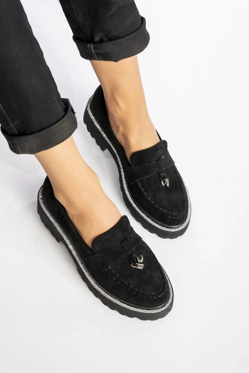 Dames mocassins in zwart... 2