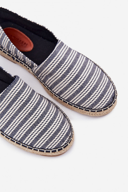 espadrilles Het heeftnnen Met Vlecht donkerblauIn Daniell espadrilles Het heeftnnen Met Vlecht donkerblauIn Daniell
