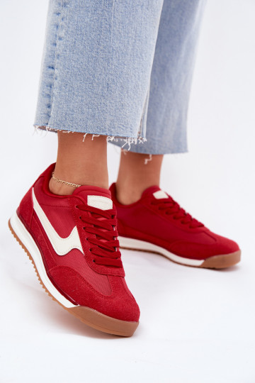 sportschoenen Sneakers model schoenen Dames rood Zerina