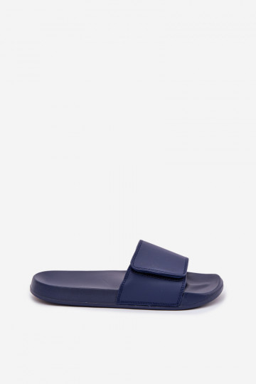Heren slippers 4FMM00FFLIM032-31S in donkerblauw 2
