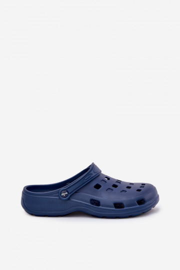 Slippers Het heeftnnen LichtgeInicht pantoffels LEMIGO 807 donkerblauIn 2