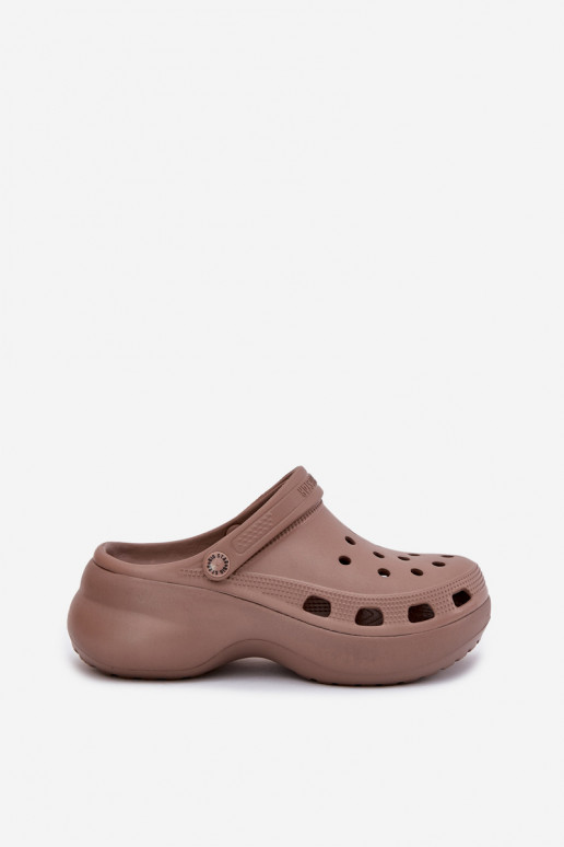 LichtgeInicht pantoffels Damespantoffels met trendy massieve zolen Big Star RR274A121 beige LichtgeInicht pantoffels Damespantoffels met trendy massieve zolen Big Star RR274A121 beige