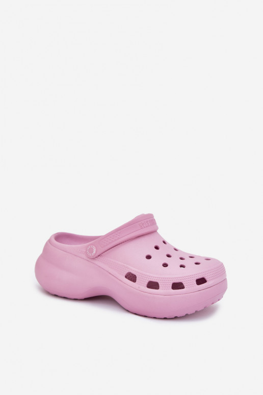 LichtgeInicht pantoffels Damespantoffels met trendy massieve zolen Big Star RR274A120 roze